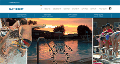 Desktop Screenshot of canterburyswimclub.org